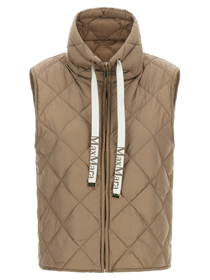 Max Mara Jacke aus Stoff in Beige