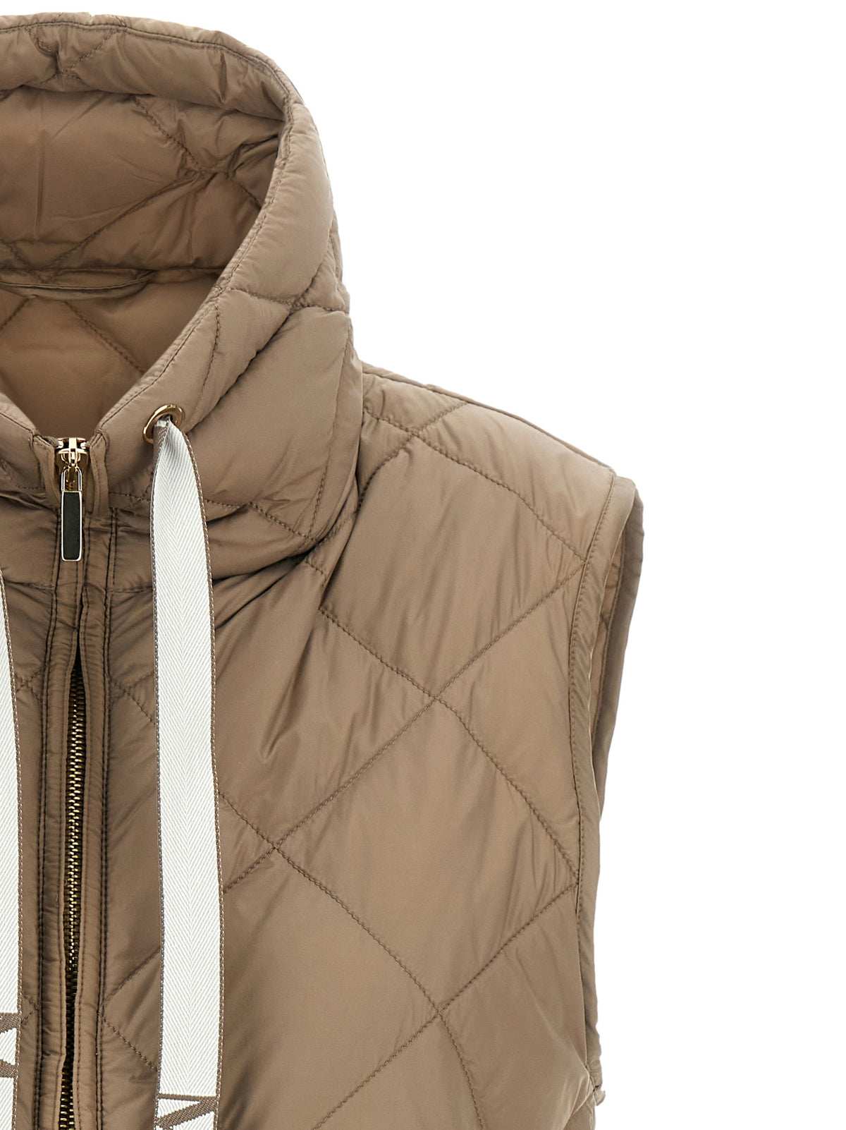 Max Mara Jacke aus Stoff in Beige