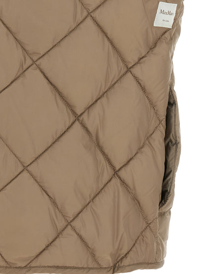 Max Mara Jacke aus Stoff in Beige