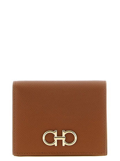 Ferragamo Kartenhalter aus Leder in Braun