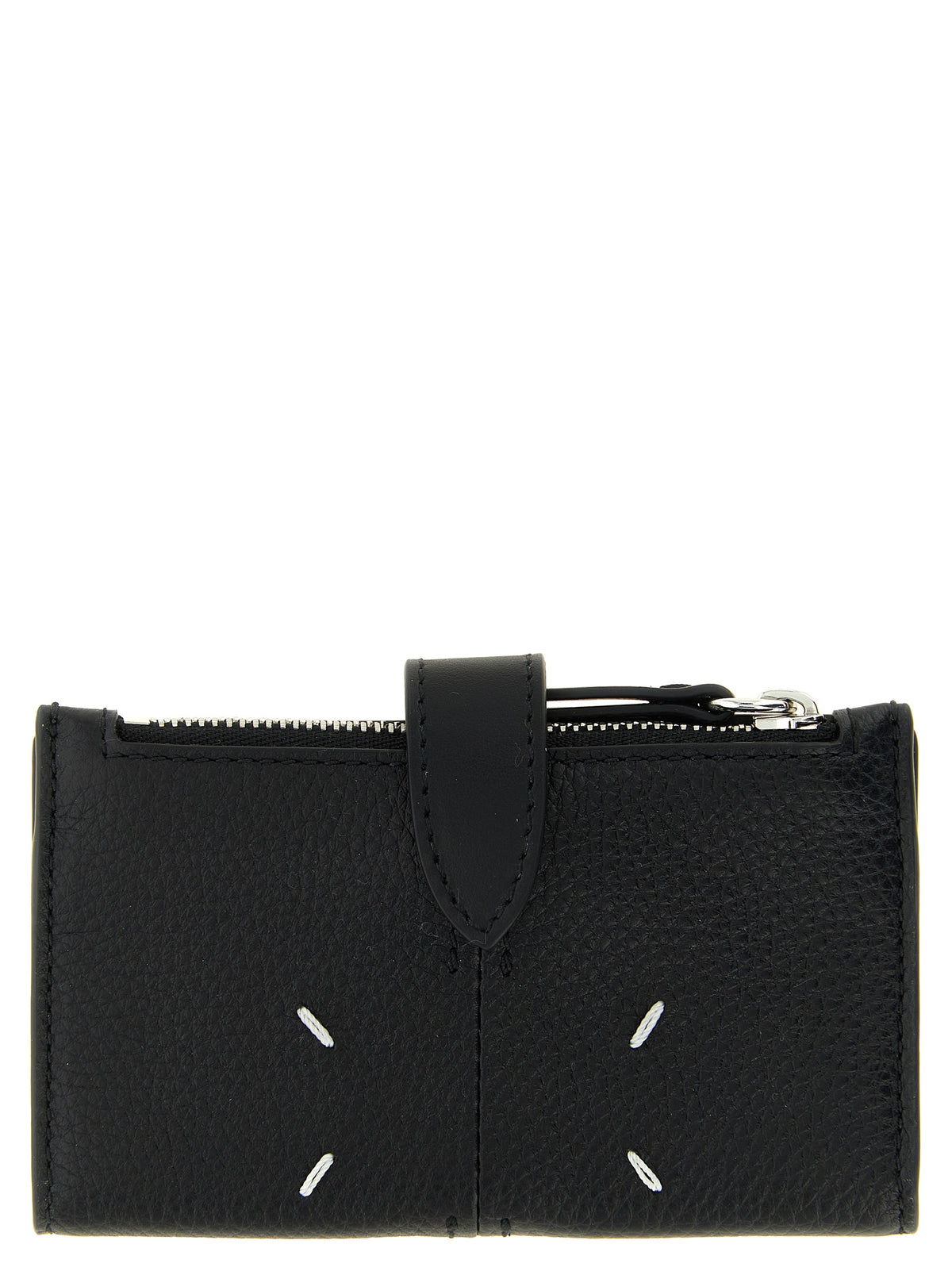 Maison Margiela Kartenhalter aus Leder in Schwarz