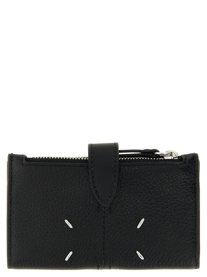 Maison Margiela Kartenhalter aus Leder in Schwarz