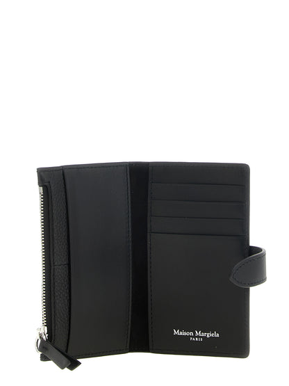 Maison Margiela Kartenhalter aus Leder in Schwarz