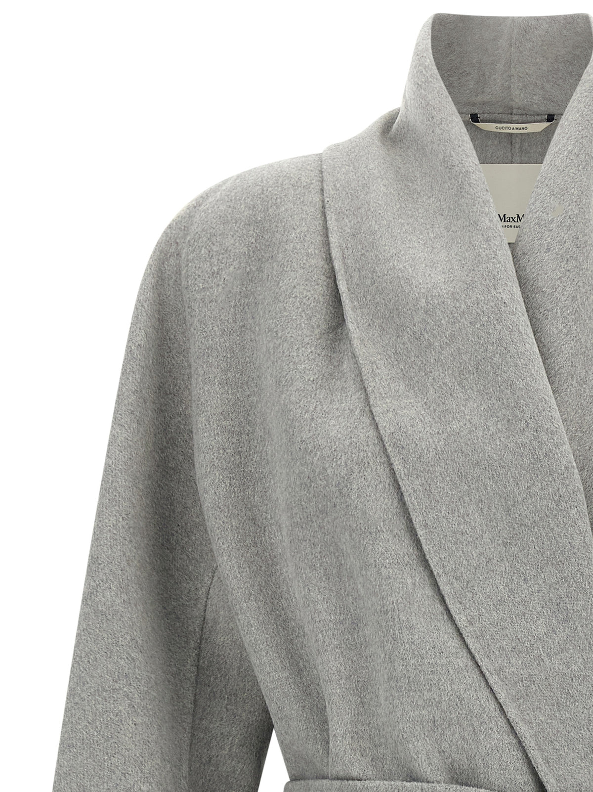 'S Max Mara Mantel aus Stoff in Grau