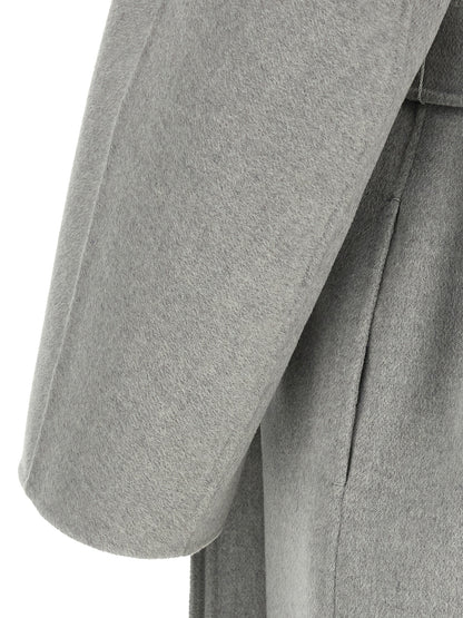 'S Max Mara Mantel aus Stoff in Grau