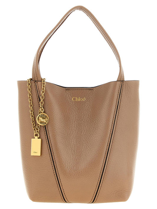 Chloé Tote Bag aus Leder in Gold