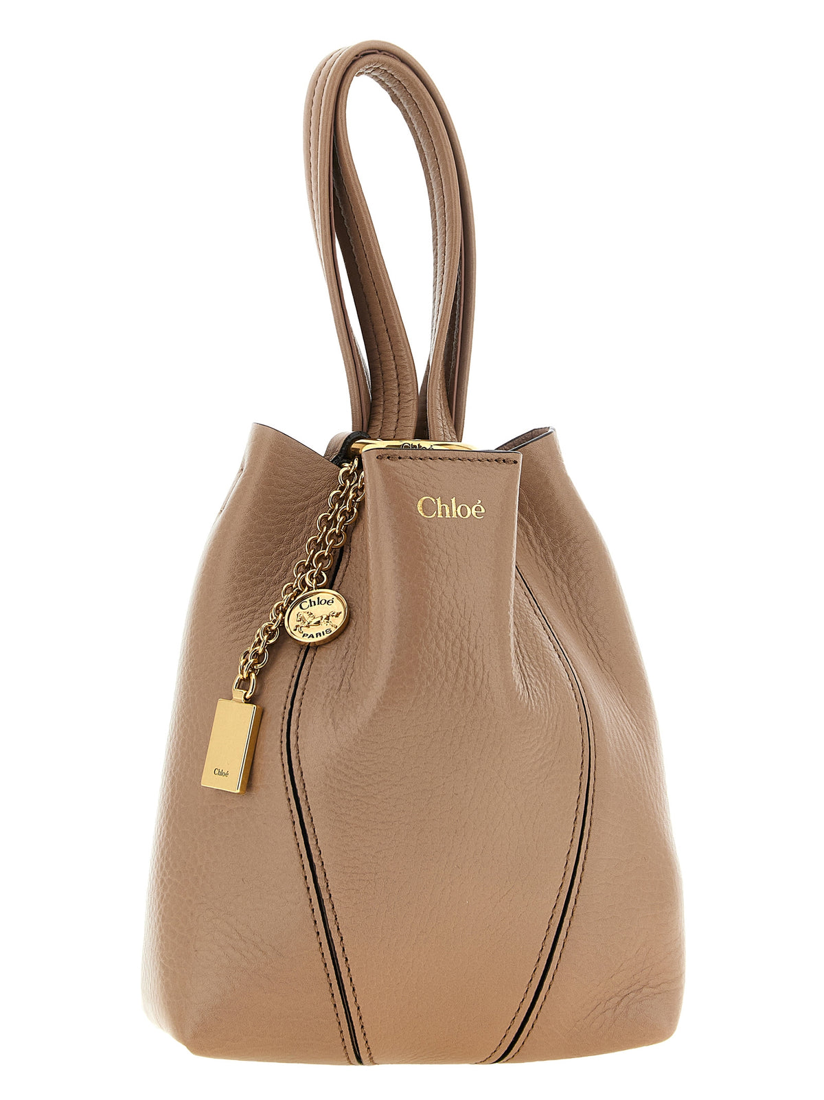 Chloé Tote Bag aus Leder in Gold