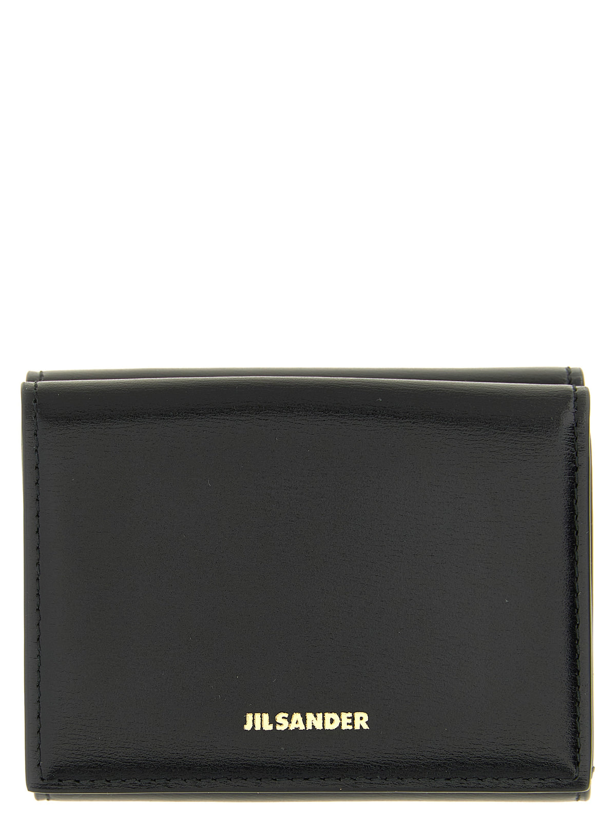Jil Sander Kartenhalter aus Leder in Schwarz