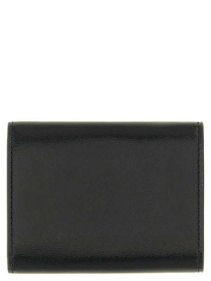 Jil Sander Kartenhalter aus Leder in Schwarz
