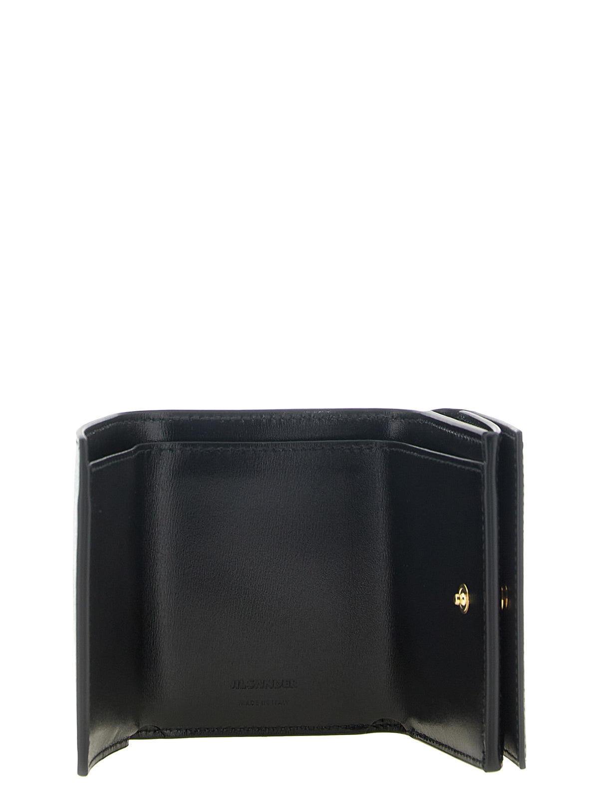 Jil Sander Kartenhalter aus Leder in Schwarz
