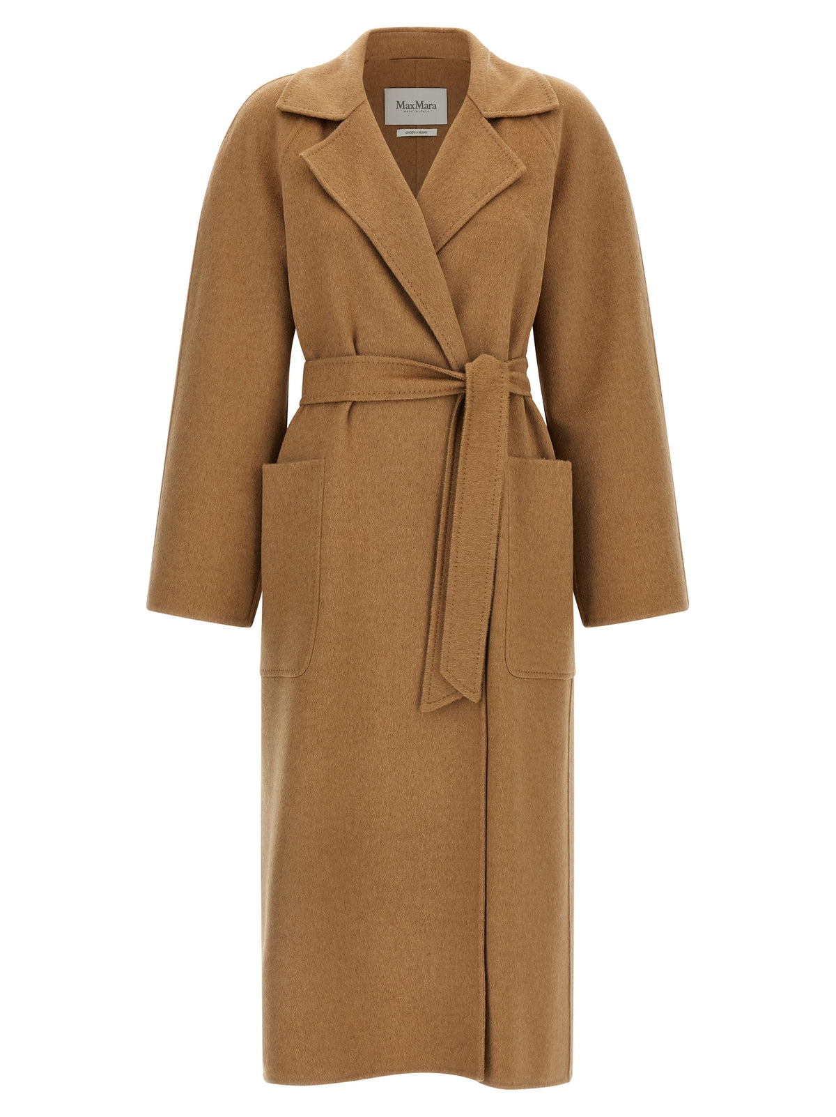 Max Mara Mantel aus Stoff in Beige
