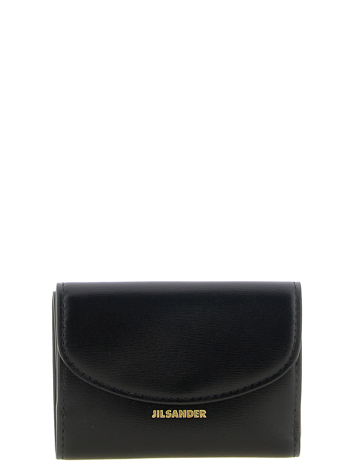 Jil Sander Kartenhalter aus Leder in Schwarz