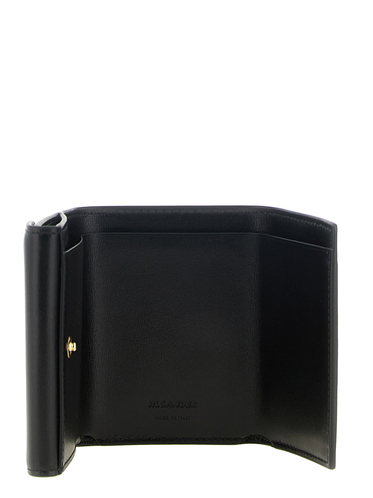 Jil Sander Kartenhalter aus Leder in Schwarz