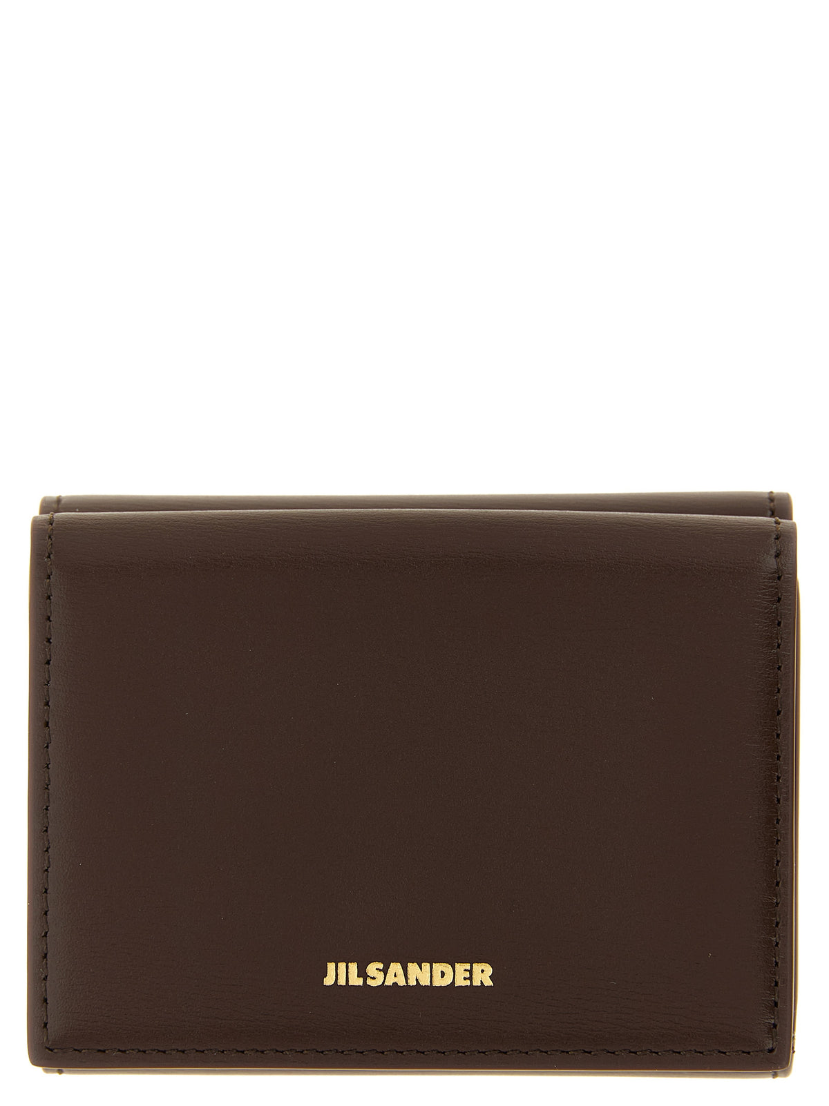 Jil Sander Kartenhalter aus Leder in Braun