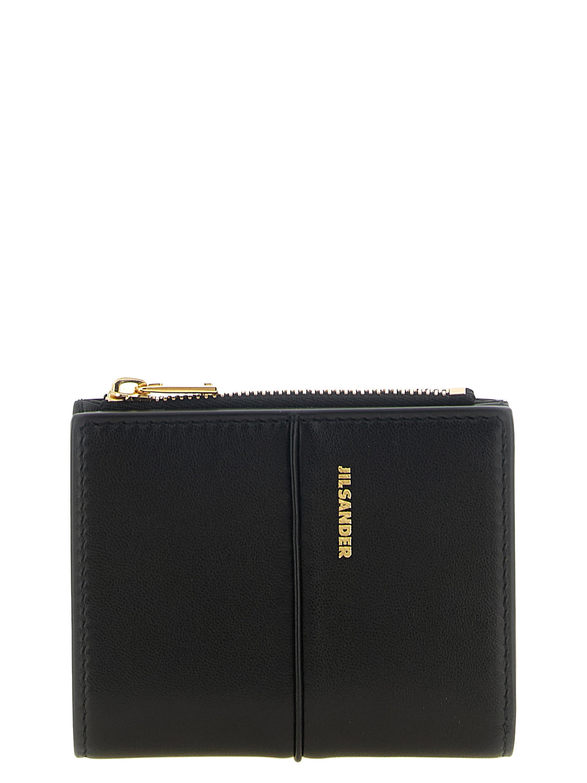 Jil Sander Kartenhalter aus Leder in Schwarz