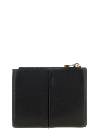 Jil Sander Kartenhalter aus Leder in Schwarz