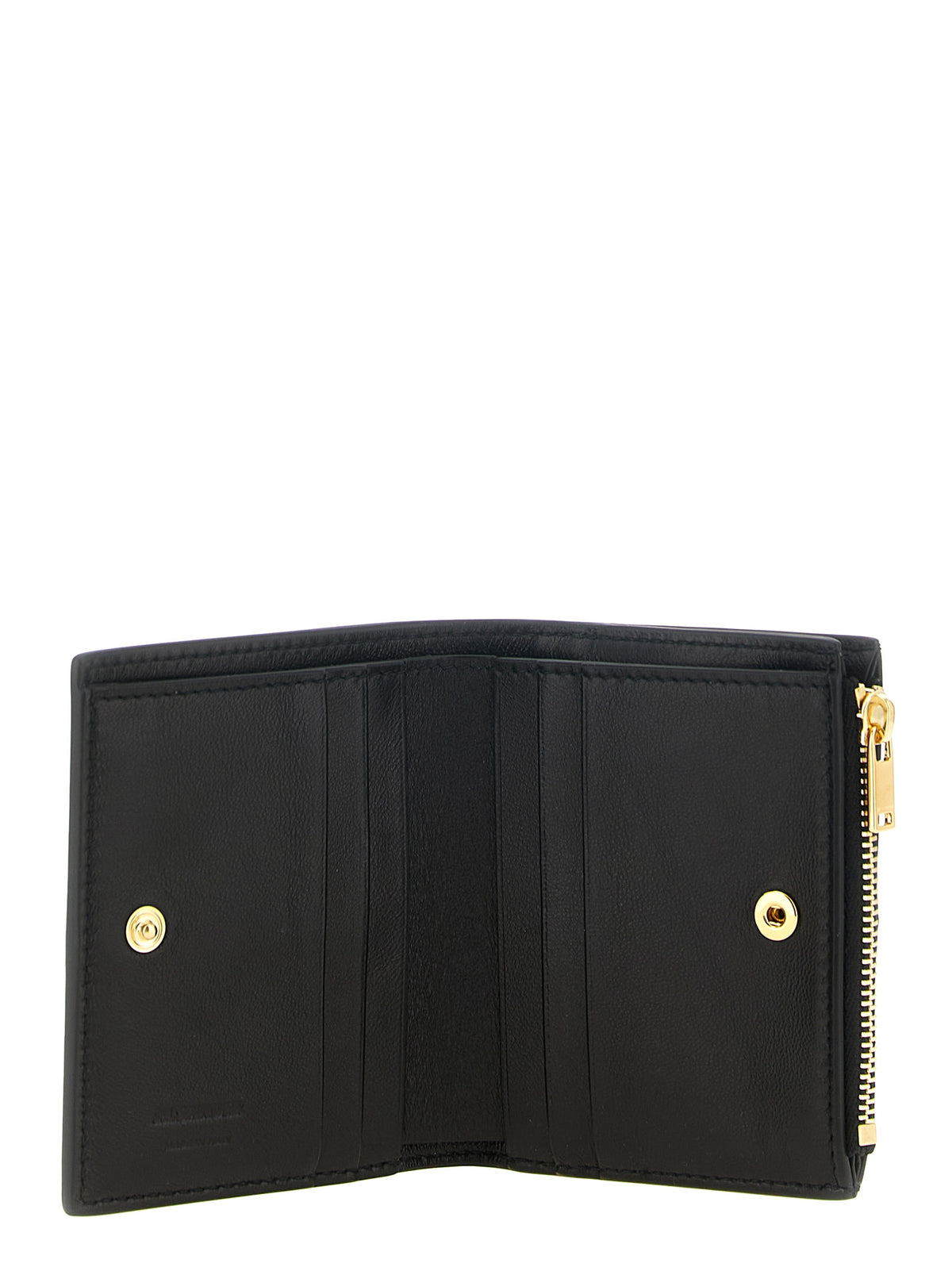 Jil Sander Kartenhalter aus Leder in Schwarz