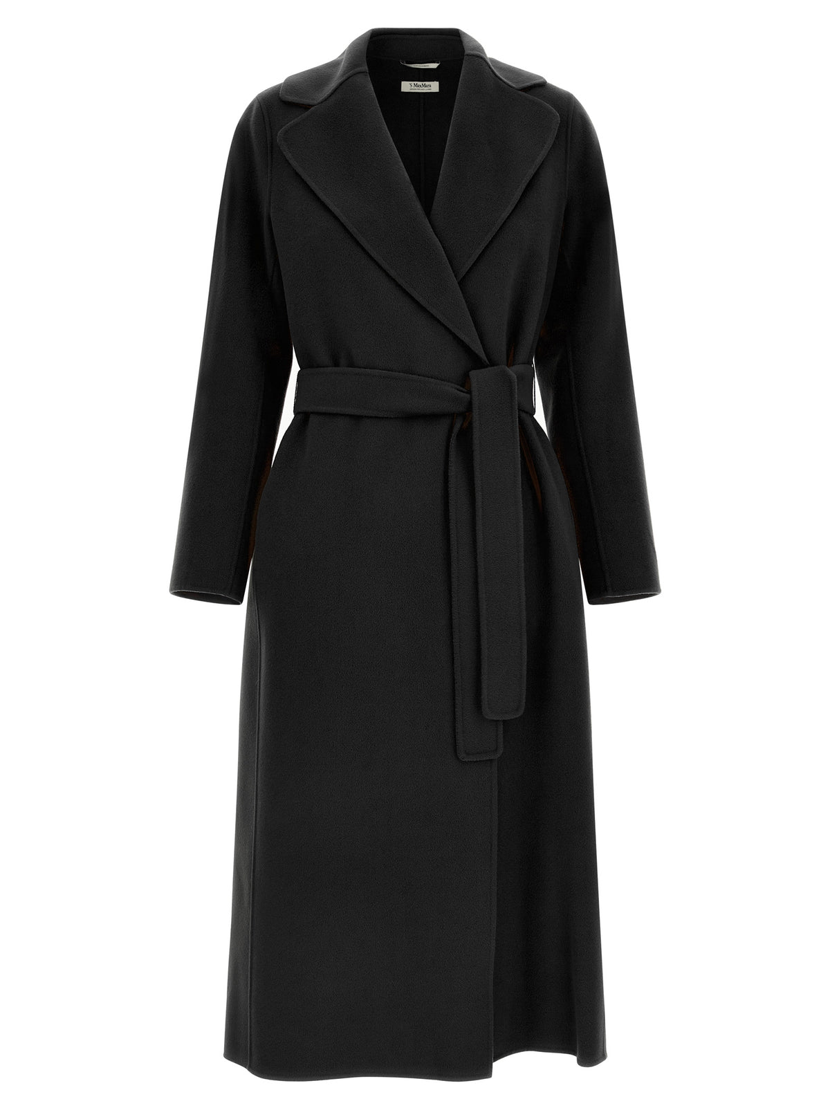 'S Max Mara Mantel aus Wolle in Schwarz