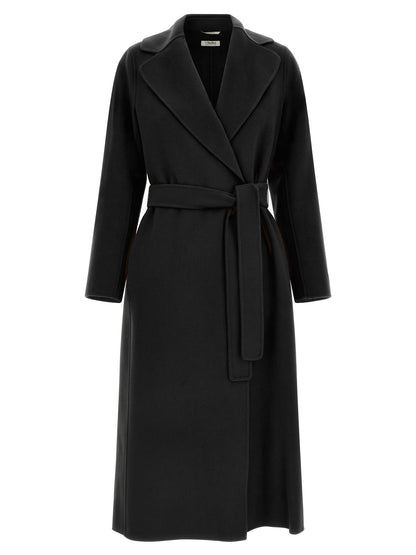 'S Max Mara Mantel aus Wolle in Schwarz
