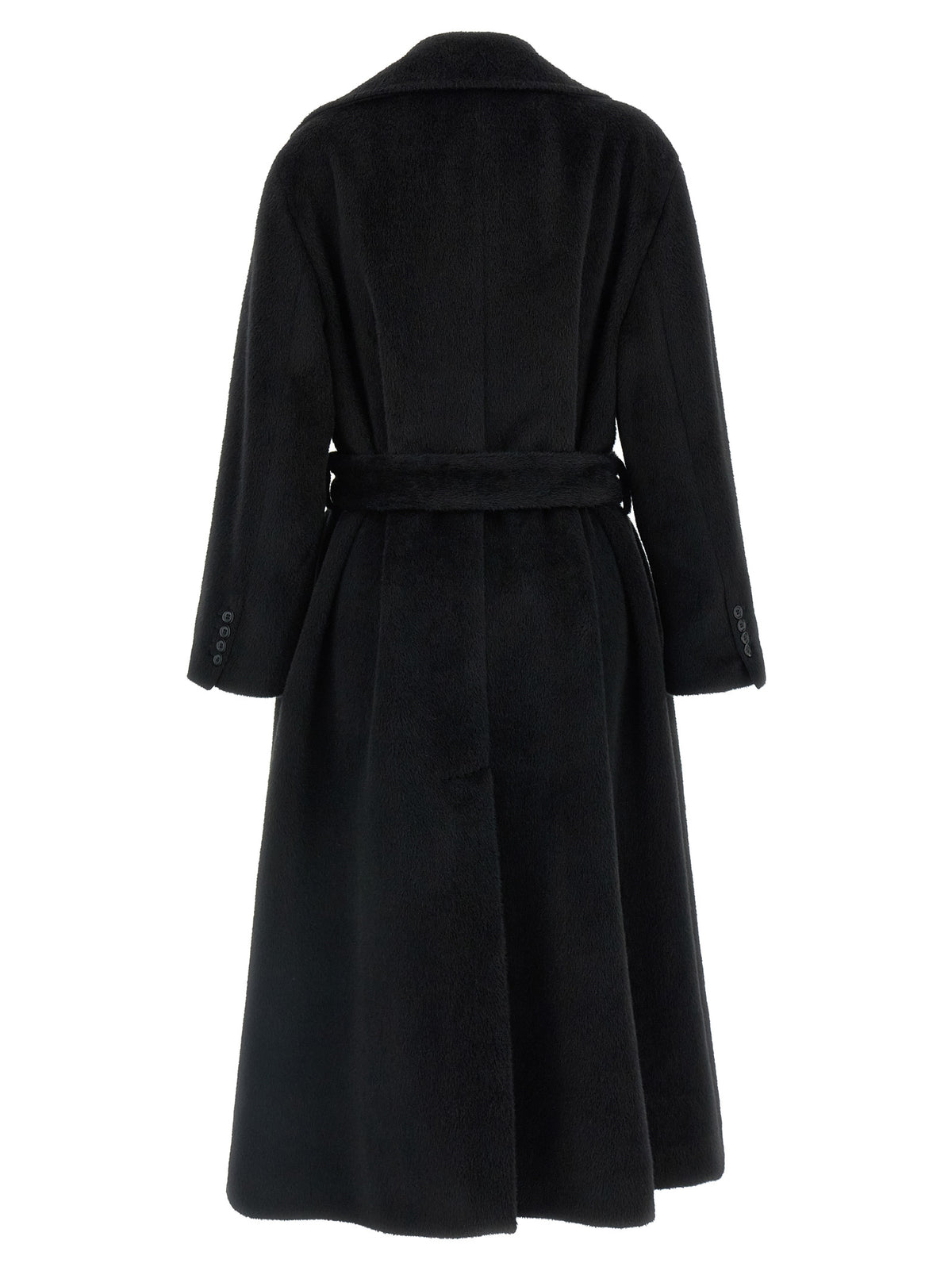 Dolce & Gabbana Mantel aus Wolle in Schwarz