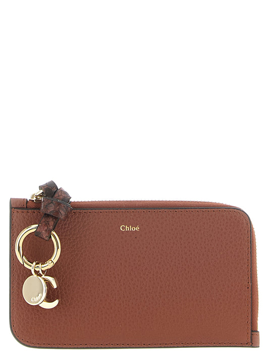 Chloé Kartenhalter aus Leder in Braun