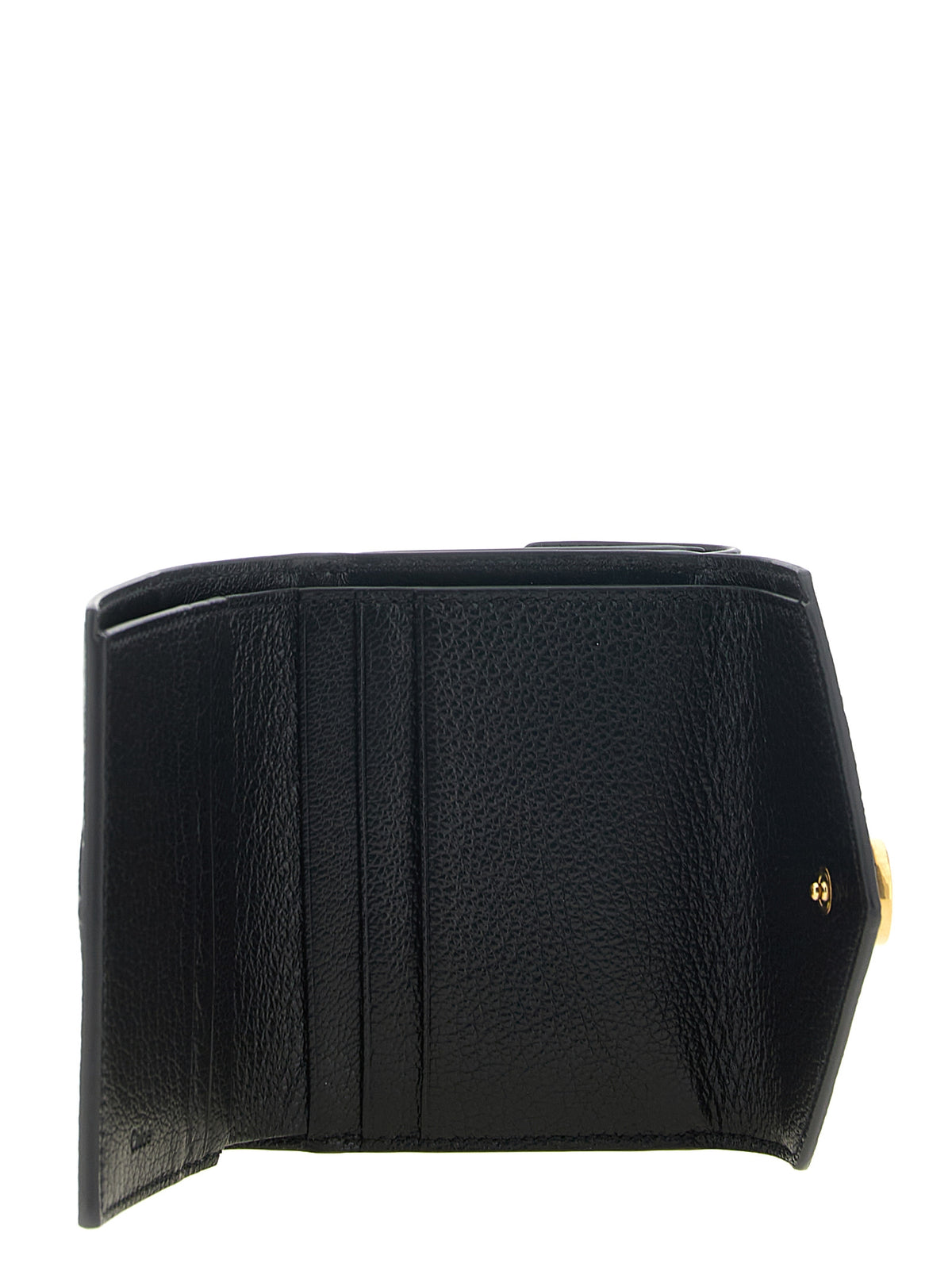 Chloé Kartenhalter aus Leder in Schwarz