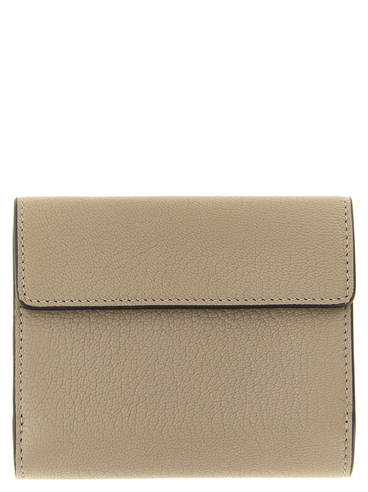 Chloé Kartenhalter aus Leder in Beige