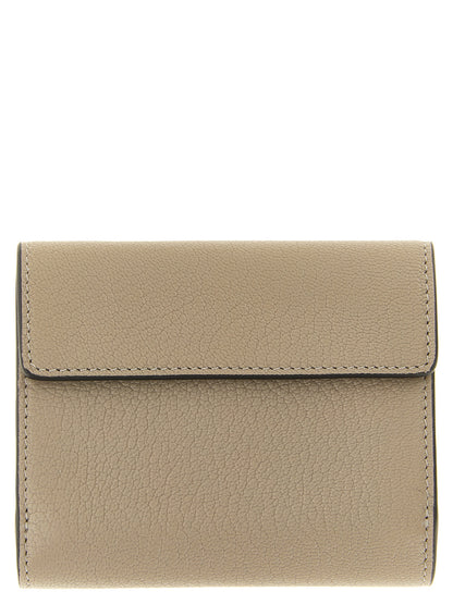 Chloé Kartenhalter aus Leder in Beige