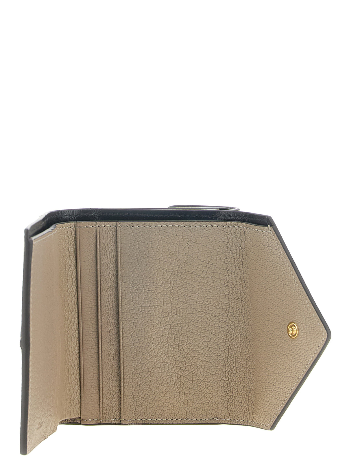 Chloé Kartenhalter aus Leder in Beige
