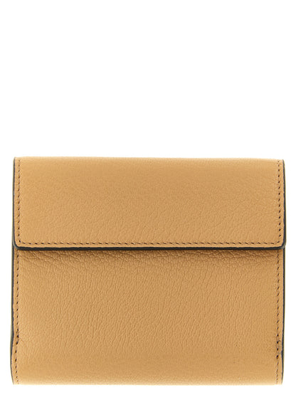 Chloé Kartenhalter aus Leder in Gold