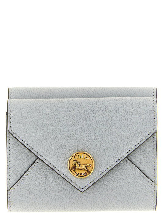 Chloé Kartenhalter aus Leder in Blau