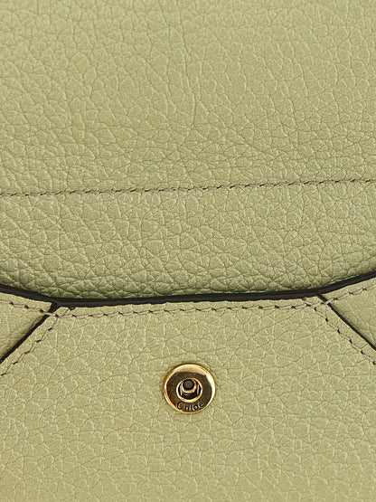 Chloé Kartenhalter aus Leder in Schwarz