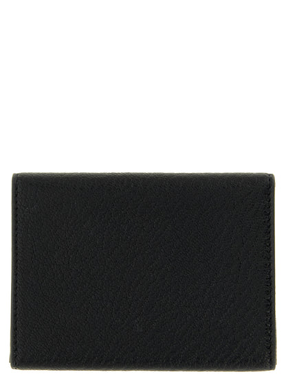 Chloé Kartenhalter aus Leder in Schwarz