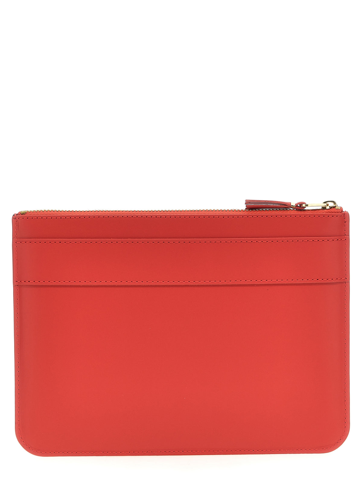 Comme Des Garçons Kartenhalter aus Leder in Rot
