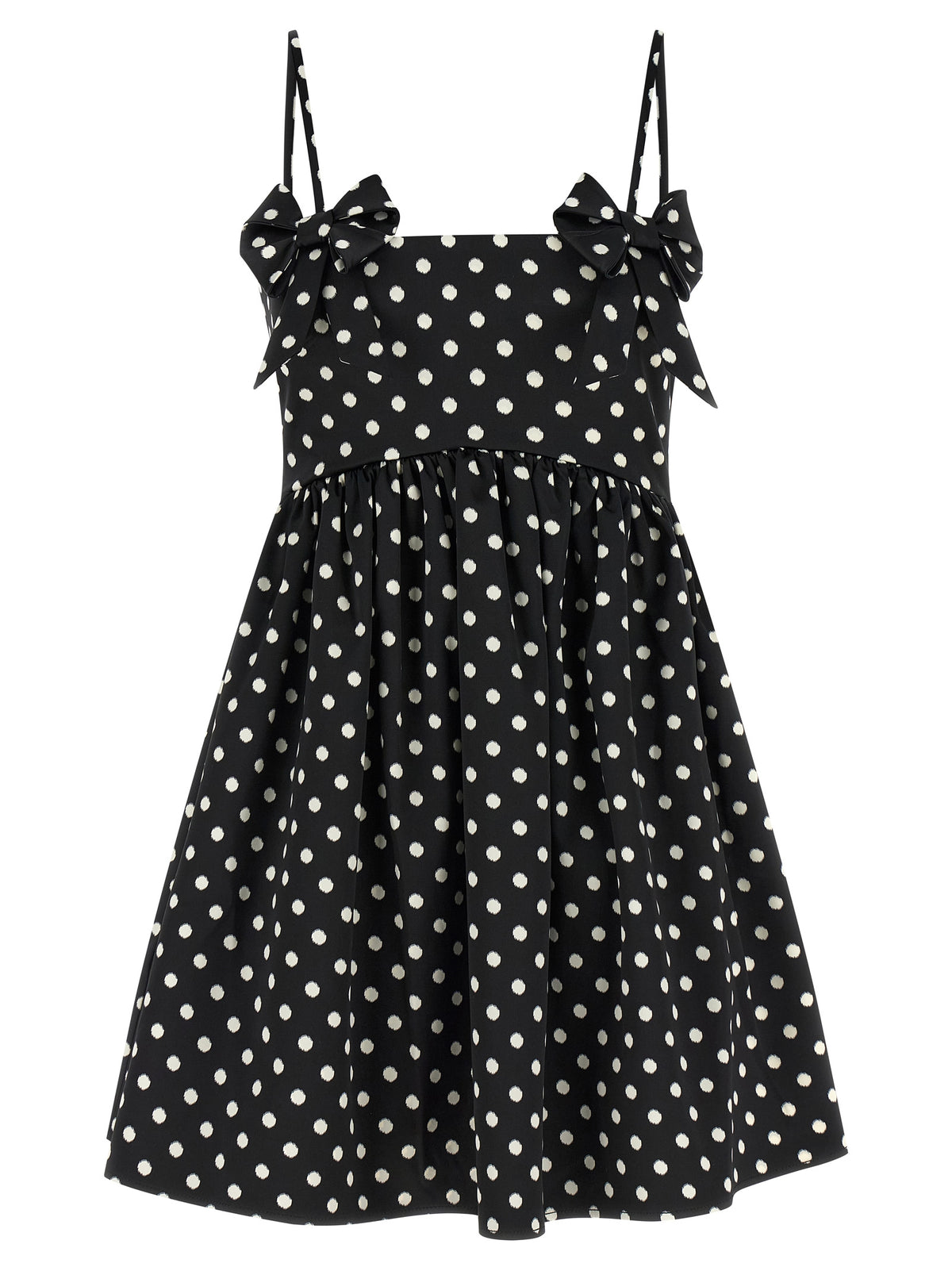 Ganni Kleid aus Polyester in Schwarz