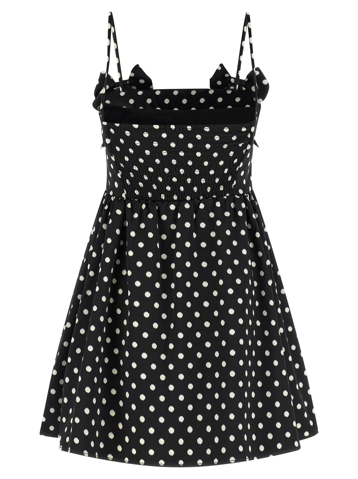 Ganni Kleid aus Polyester in Schwarz