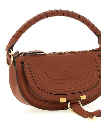 Chloé Umhängetasche aus Leder in Braun