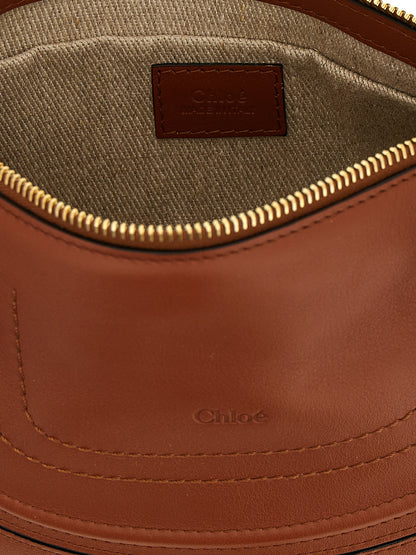 Chloé Umhängetasche aus Leder in Braun