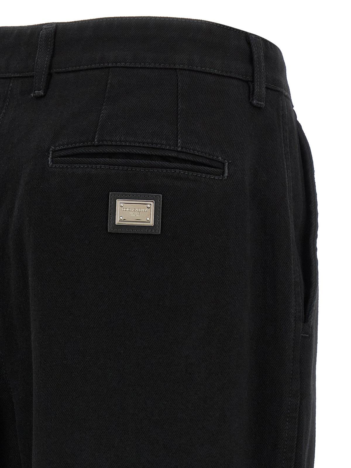 Dolce & Gabbana Jeans aus Baumwolle in Schwarz