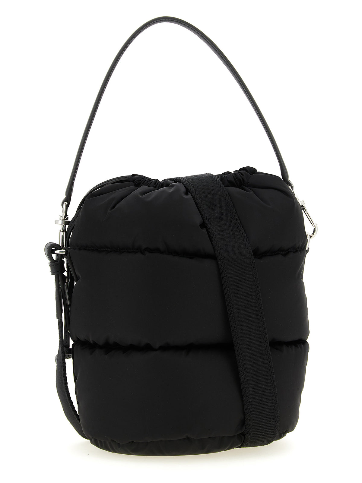 Moncler Schultertasche aus Leder in Schwarz