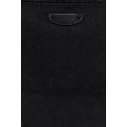 Balenciaga Jacke aus Leder in Schwarz