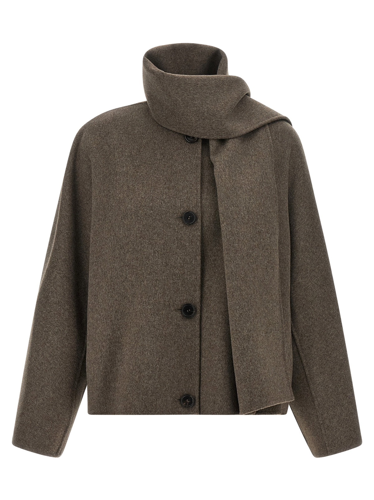 'S Max Mara Jacke aus Stoff in Braun