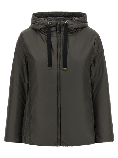 Max Mara Jacke aus Canvas in Grün