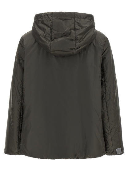 Max Mara Jacke aus Canvas in Grün