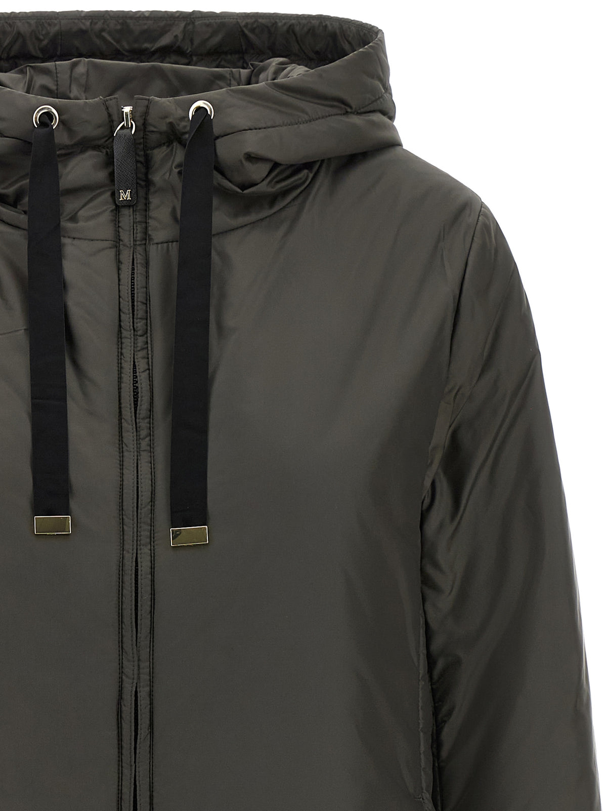 Max Mara Jacke aus Canvas in Grün