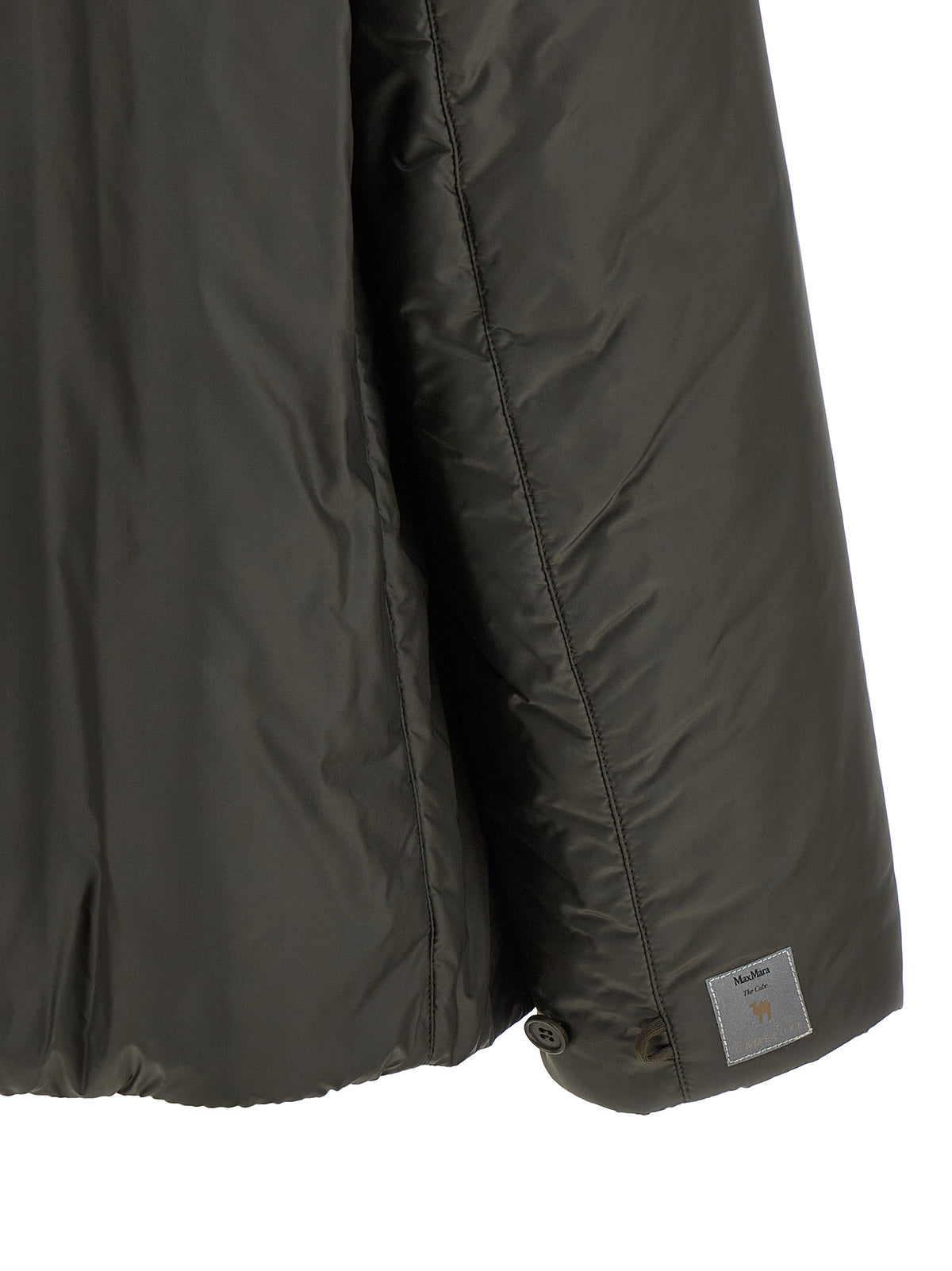 Max Mara Jacke aus Canvas in Grün