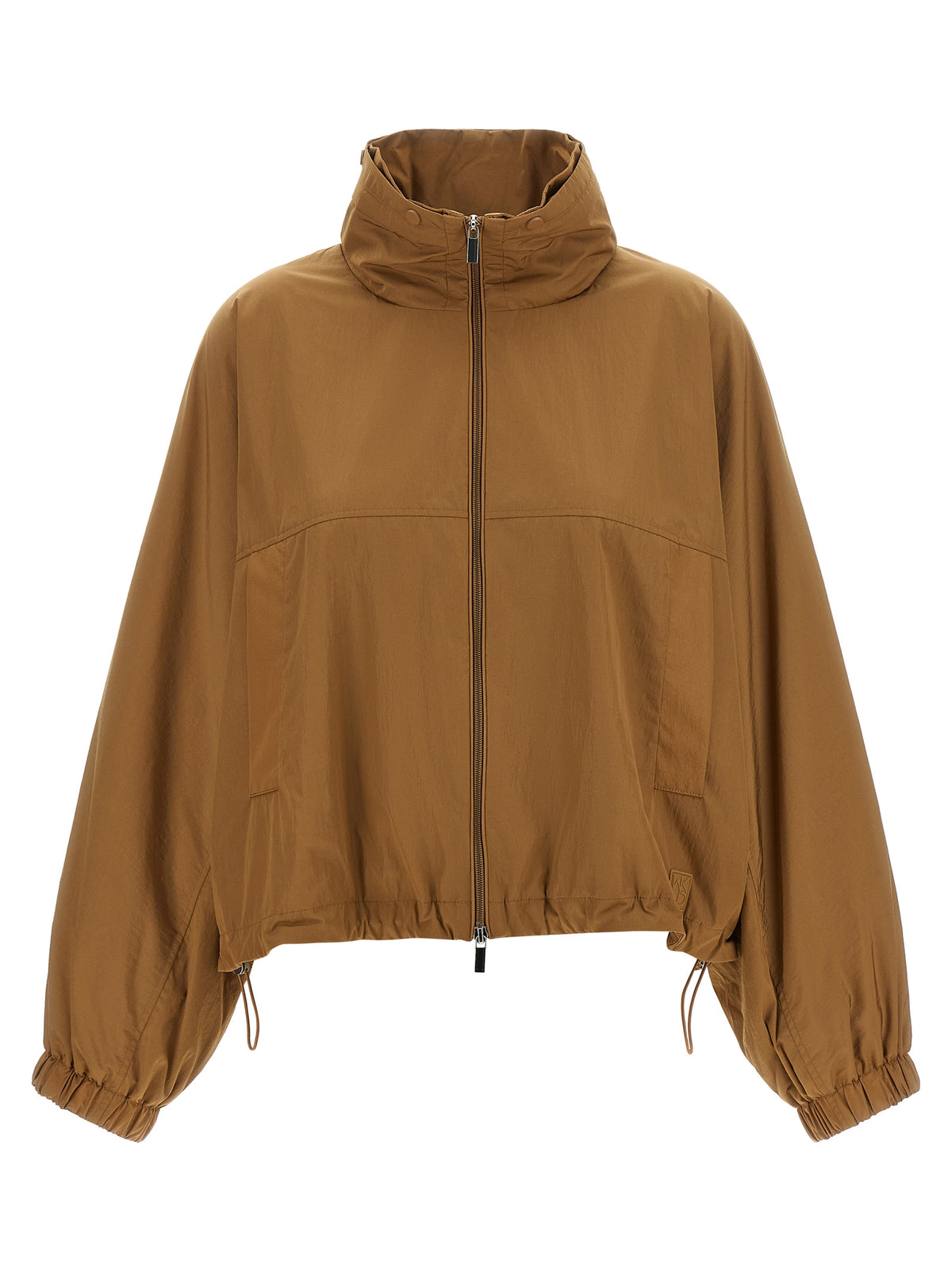 Max Mara Jacke aus Canvas in Braun