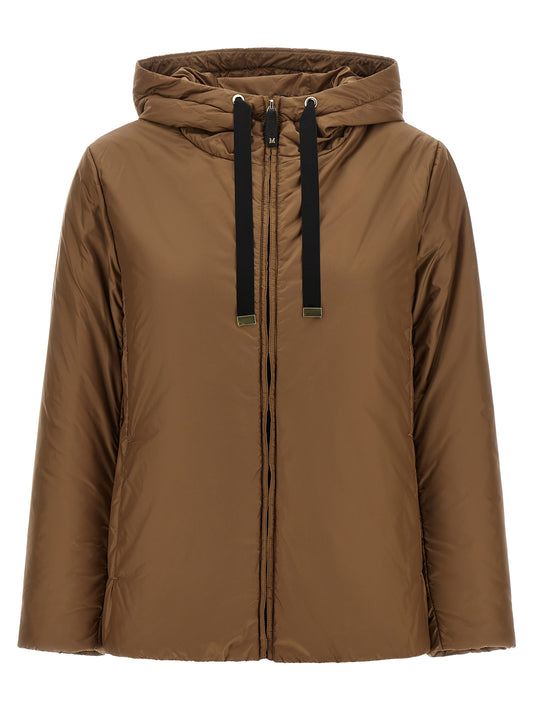 Max Mara Jacke aus Canvas in Braun
