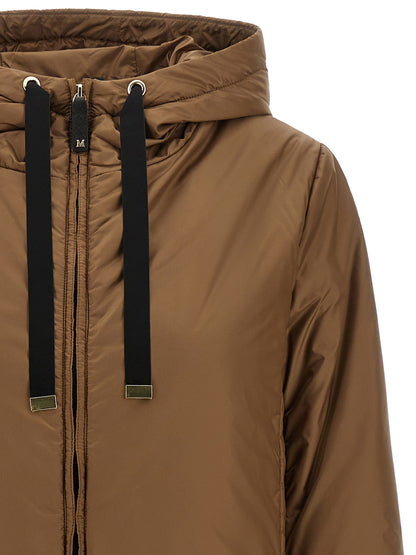 Max Mara Jacke aus Canvas in Braun