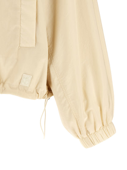 Max Mara Jacke aus Canvas in Beige